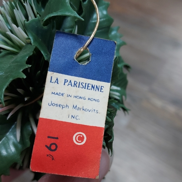 Vintage lot of artificial MCM Christmas greenery picks wreaths - Picture 7 of 8